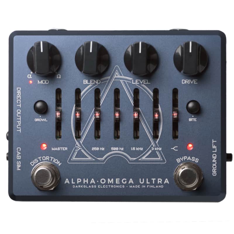 Darkglass electronics ALPHA OMEGA プリアンプ Darkglass Electronics Alpha Omega Ultra Bass Preamp | Reverb