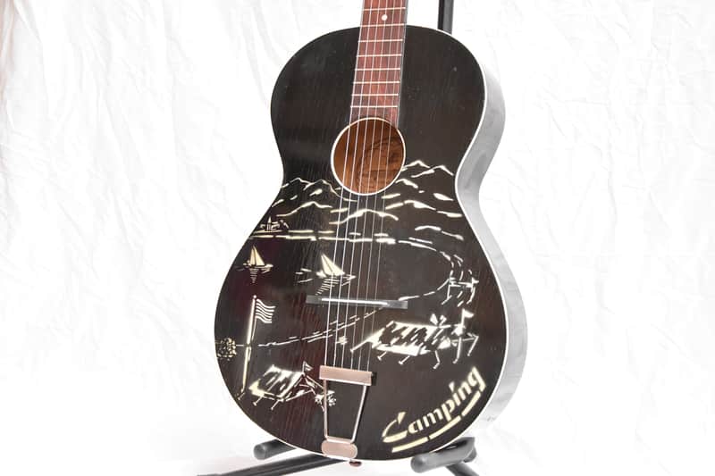 Framus Camping 5/3 – 1958 German Vintage Parlor Wander Guitar / Gitarre image 1
