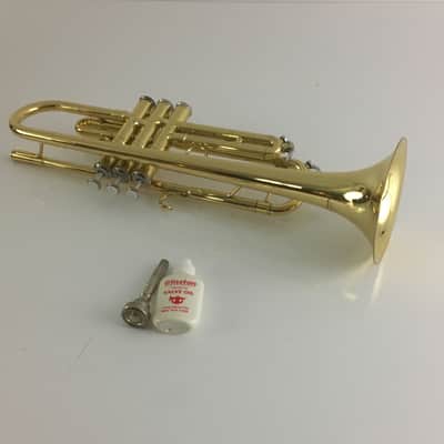 Vintage E.M Winston Brass Trumpet 475LTH Rare Original Band Brass Instrument Boston Massachusetts image 2