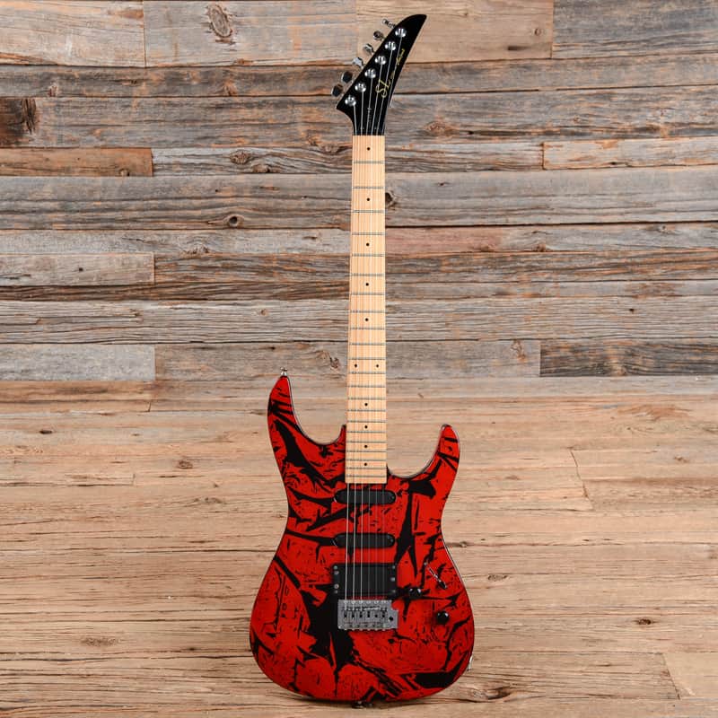 Aria Pro II SL Series CGX-ST-3 Red Crackle 1980s (s578) | Reverb