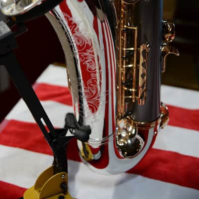 Sax Dakota SDTXG-606 2020-2024 Silver and Gold Plated, Lacquered, Black Onyx image 6