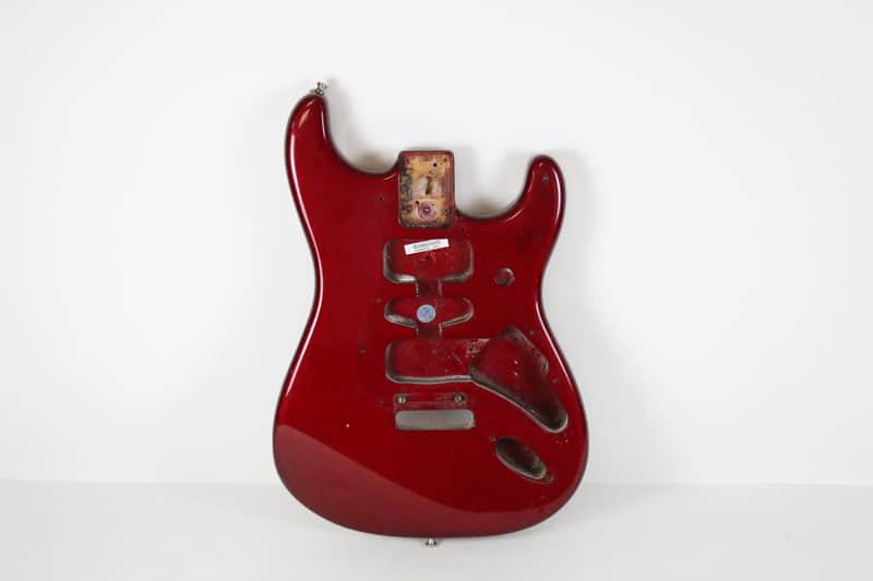 2000 Fender Big Apple Stratocaster BODY Candy Apple Red American USA Made Lightweight 4.2 LBS image 1