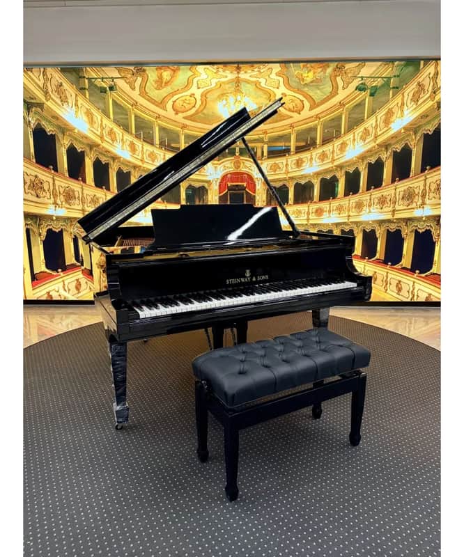 Steinway&Sons PIANOFORTE MEZZA CODA MOD. M NERO LUCIDO image 1