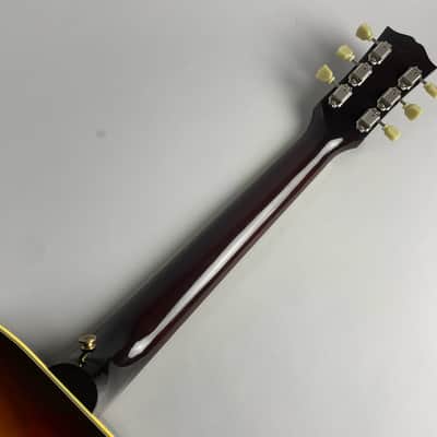 Gibson J-185 Original 2021 Vintage Sunburst Near mint, Flamey, super action BIG sound!! Original tag and Gibson Hardshell! image 8