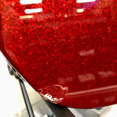 Squier Bullet Telecaster, Red Sparkle, Autographed by 2018 Blues Cruise Artists with Gig Bag - Pre Owned image 7