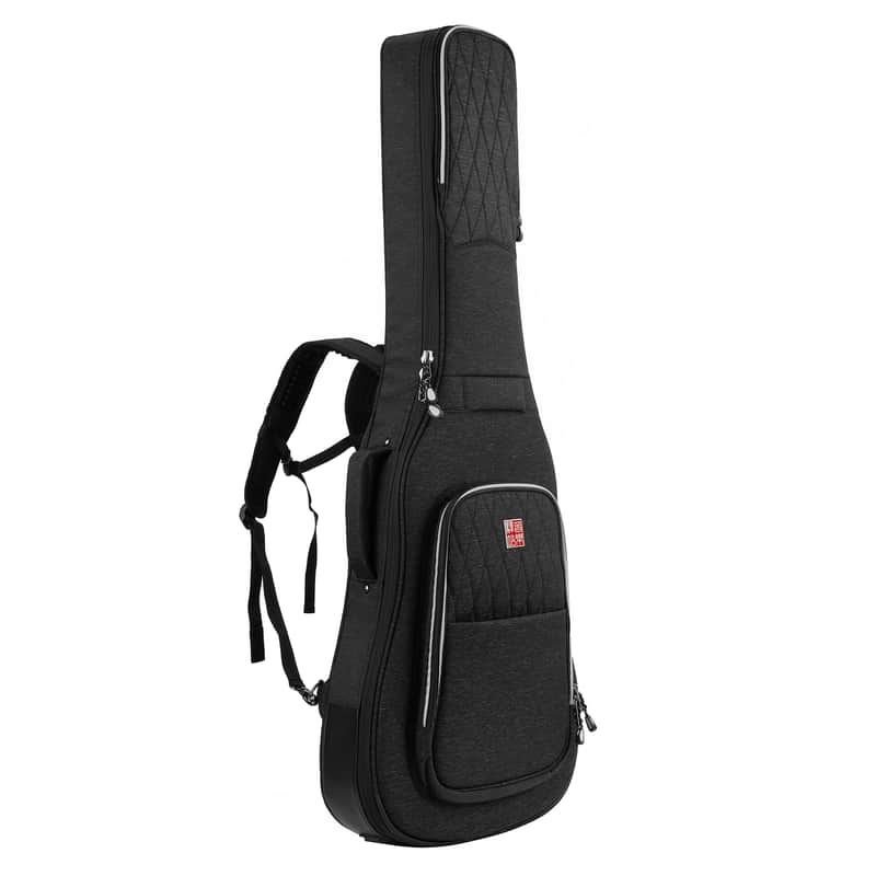 Music Area TANG30 30mm Padded Weather-Proof Semi-Hollow Electric Guitar Gig Bag w/ Multi Handles  - TANG30ES335BLK image 1