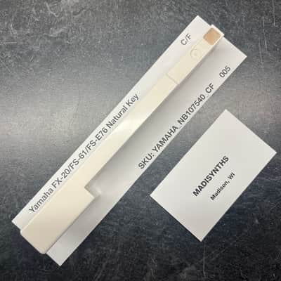 ORIGINAL Yamaha/Korg Replacement C/F Key (NB107540) for Yamaha DX7/DX5/DX9, SY77/SY85/SY99, Korg M1, Wavestation, Z1, etc