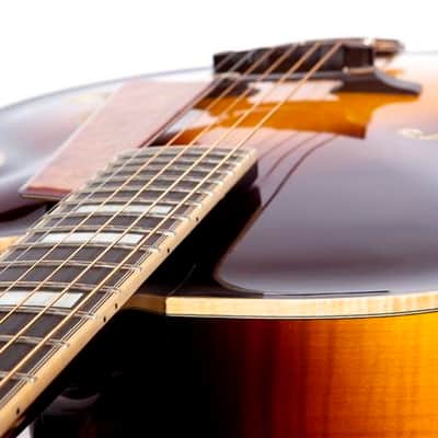 Octigan 17 inch jazz guitar 2010 Tobacco Burst image 6