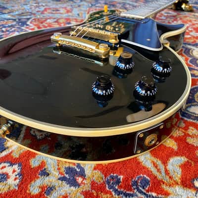 1992 Pre Historic Gibson Les Paul Custom ’54 Reissue Black Alnico Custom Shop Staple pickup image 11
