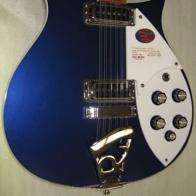 Rickenbacker 620/12 Midnight Blue Deluxe, 12 String, 21 fret, 2 pickups, wired for stereo 620/12 MID image 19