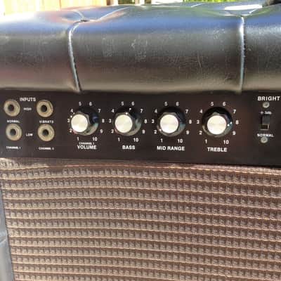 Plush Super 450 Tube Combo Amp 1972 Black Tuck N Roll Kustom Amplifier Twin 2x12 Speakers image 8