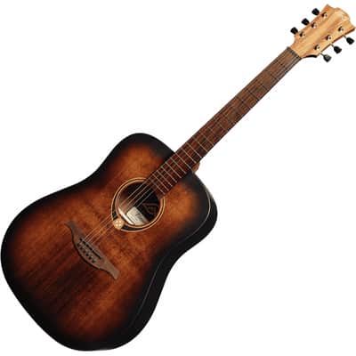 Lag T70D-B&B Tramontane 70 Dreadnought Solid Spruce Top Okoume Neck 6-String Acoustic Guitar image 1