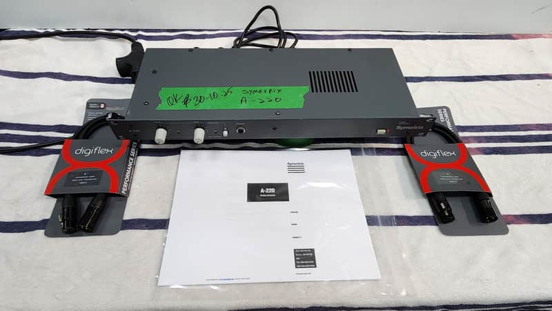 Symetrix Vintage Studio monitor amplifier, Model A-220, Made in USA image 1