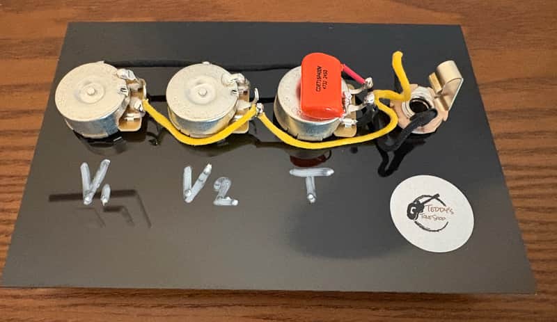 Fender Jazz Bass vintage wiring harness (two volume and one tone) image 1