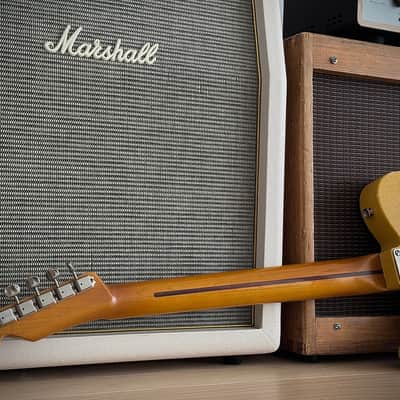 Whitfill T Custom Shop Boutique Relic Telecaster Lightweight Swamp Ash Blackguard, 3,06kg, 10" Radius uvm. 2021 - Aged Butterscotch Relic image 16