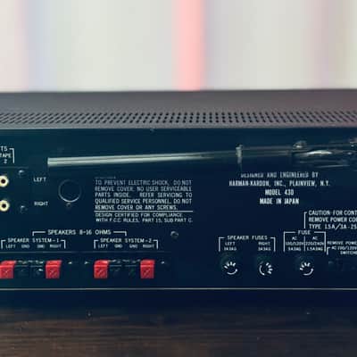🎶 Harman Kardon HK 430 ‘Twin Powered’ Vintage Stereo Receiver — Serviced, Cleaned, LED + YouTube Demo image 12