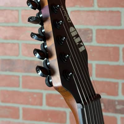 ESP LTD SN-1007HT Baritone 7-String Electric Guitar - Black Blast image 10