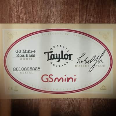 Taylor GS Mini-e Koa Acoustic/Electric Bass with GS Mini Bag image 16