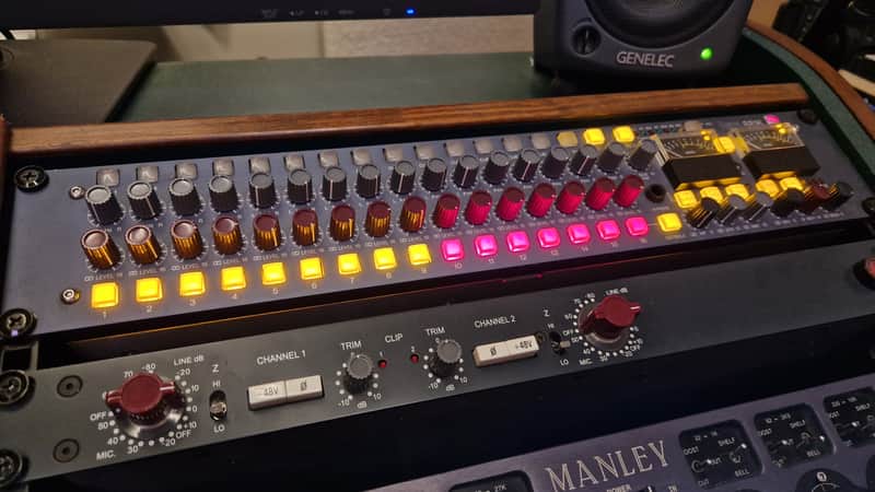 AMS Neve 8816 16-Channel Summing Mixer 2010s - Blue image 1