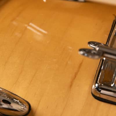 1990s Slingland Artist Custom Natural Maple Drum Set 14x20 8x12 14x14 and 5x14 image 11