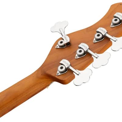 Sadowsky MetroExpress 21-Fret Vintage M/J Bass, Morado Fingerboard, 5-String - Solid Olympic White High Polish image 3