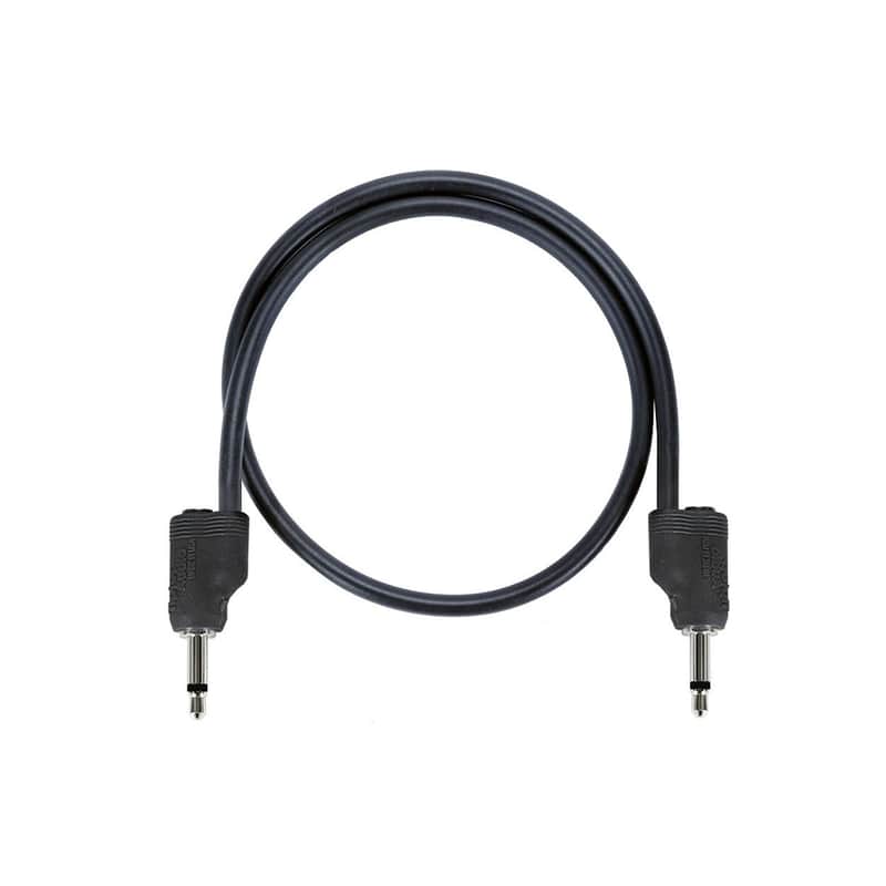 Tiptop Audio Stackcable 3.5mm TS Stackable Shielded Patch Cable - 90cm image 1