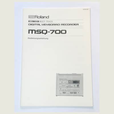 Roland MSQ-700 Bedienungsanleitung - NEU