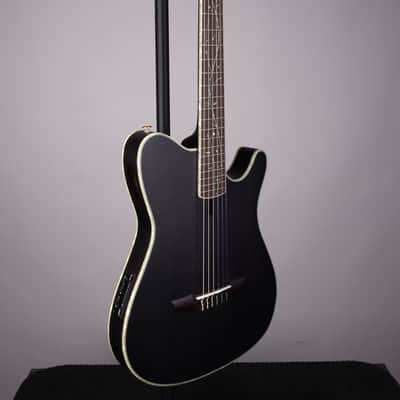 Ibanez TOD10N Tim Henson Signature Nylon Acoustic-Electric Guitar - Black image 3