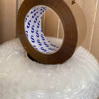 1x All in One Shipping Kit Heavy duty Double-Wall Cardboard Box 115x45x14cm + Bubble Wrap + Packing Tape image 2
