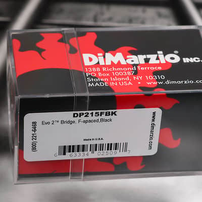 DiMarzio DP215FBK EVO 2 F-Spaced Bridge Humbucker - Black / Black Pole Pieces image 2