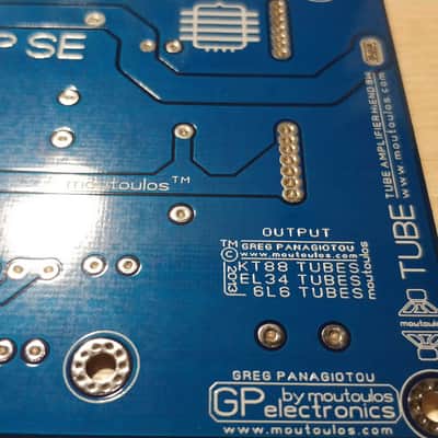 Tube Stereo AMP Single Ended (SE) Bare-PCB 6L6 EL34 (3Wrms) & KT88 (8Wrms) image 4