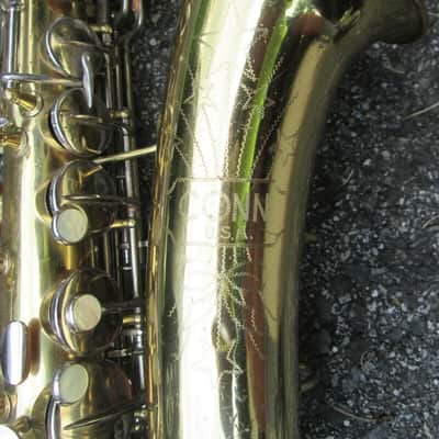 Vintage 1957 CONN USA Director Shooting Star Alto Sax Saxophone !  TESTED, PLAYS FINE! image 6