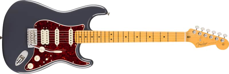 FENDER - American Professional Classic Stratocaster HSS  Maple Fingerboard  Faded Black - 0114952322 image 1