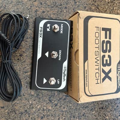 DigiTech FS3X 3 Button Footswitch 2010s - Black image 1