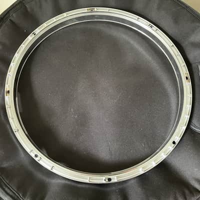 Ludwig 15" 8 Lug Twin Channel Diecast Hoop for Snare top - Chrome image 5
