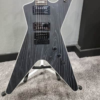 Dean Custom Run #16 Electric ML Guitar, Sandblasted Grey, (#40) DCR ML ET FL SBG image 2