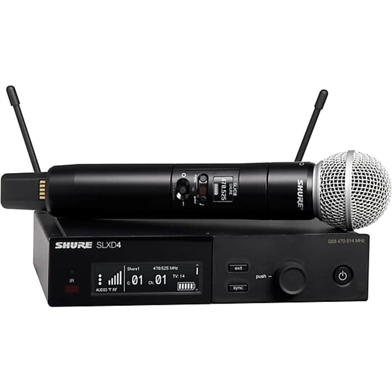 Shure SLXD24/SM58 Wireless Vocal Microphone System With SM58 Band H55 image 1