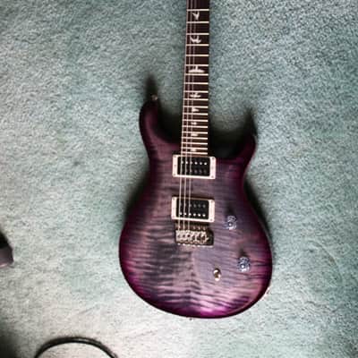 PRS USA CE 24 2021 - Charcoal Purpleburst Limited black satin neck image 6