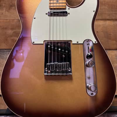 2022 Fender American Ultra Tele MP Mochaburst w/case image 2