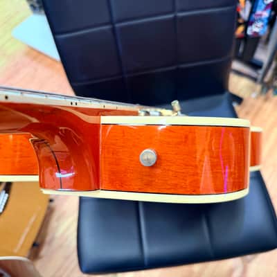 ✨1990✨ Gretsch 6120 Nashville Western Orange MIJ Terada~ Bigsby~ Japan + Case! image 14