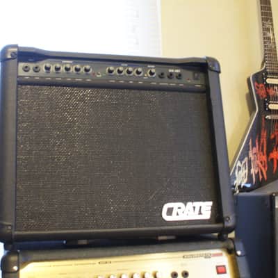 Crate GX 80 80 watt Combo Amp with foot switch upgraded Peavey Speaker, NICE!! image 1