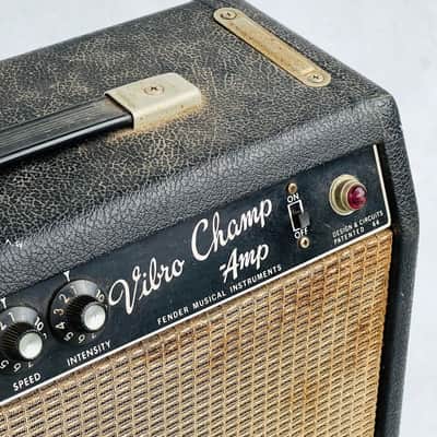 Fender Vibro Champ 1x8" Combo Amp 1966 - Black image 5