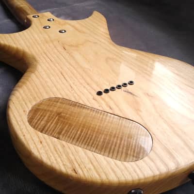 Three Son's Guitars Double Cut Drop Top 2020 Figured Walnut image 8