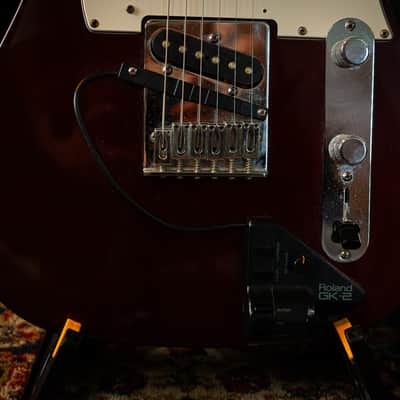 Fender Standard Telecaster – 2006 – Red Wine – Maple Fretboard – w/ Roland GK-2 Pickup – Very Good Condition – w/ Hardcase image 5