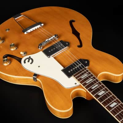 2001 Epiphone Casino Reissue - Natural | Korea Peerless Hollowbody P-90 Pickups 2.6kg | OHSC image 8