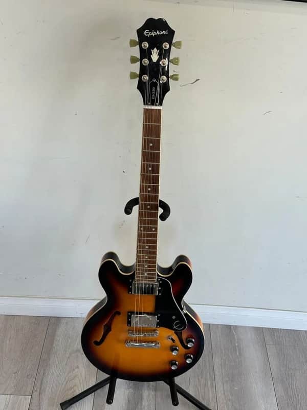 Epiphone ES-339 Semi-Hollow Electric Guitar Vintage Sunburst image 1