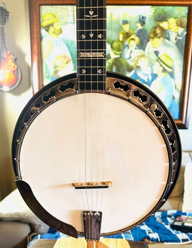 Stelling Bellflower Five String Banjo 1977 - Maple image 1