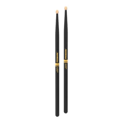 ProMark Rebound 5B ActiveGrip Hickory Drumsticks, Wood Tip image 1