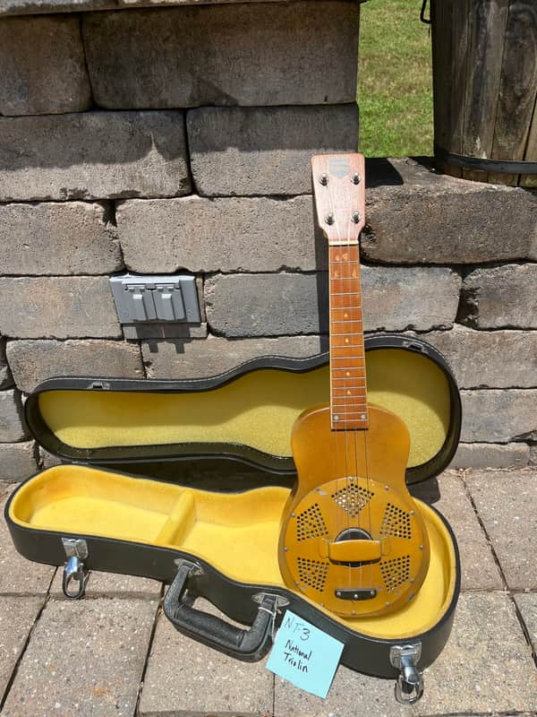 Vintage National Ukulele Palm Trees 1920's 1930's National image 1
