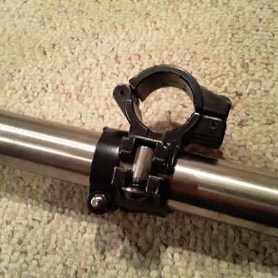 (Very Rare) Vintage Tama Titan Adjustable Telescoping Legless Rack Snare Mount with Mounting Clamp & Memory Lock Included image 11